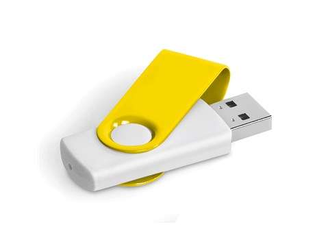 Axis Gyro Memory Stick - 32GB - white/yellow (AM-623)