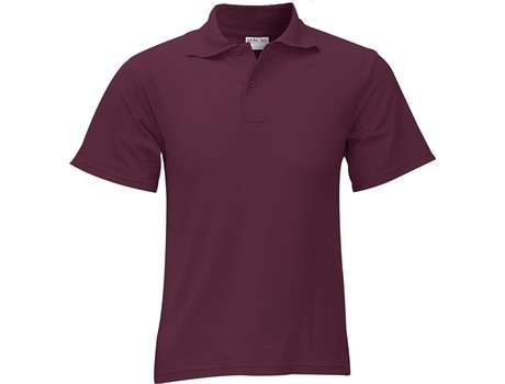 Altitude Basic Pique Kids golfer - dark red