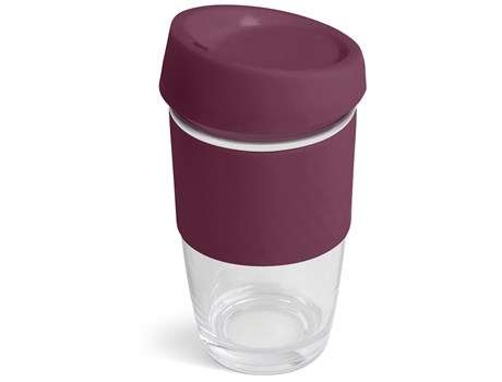 Kooshty Jumbo Glass Kup - 480ml - maroon (KS-633)