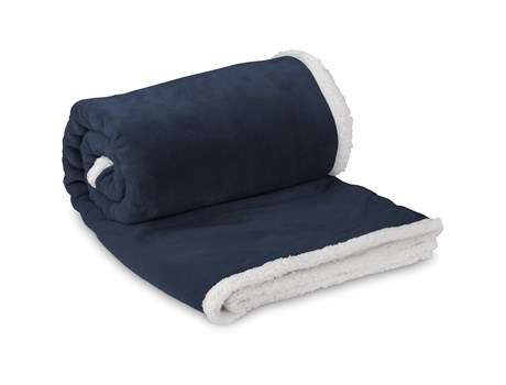 Mckinley Sherpa Blanket - navy (Gift-17150)