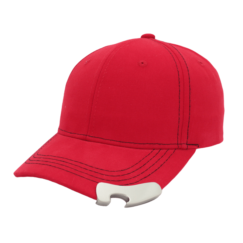 Bottle Opener Cap - red/black (S6080)