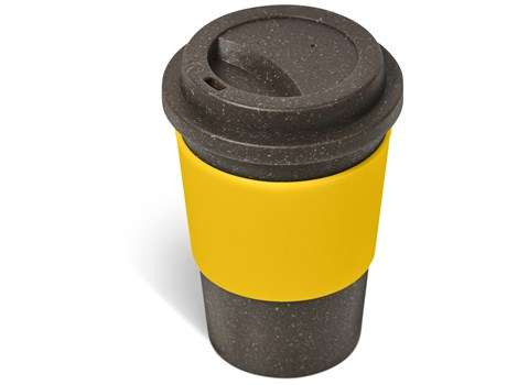 Kooshty Brown Bean Kup - 400ml - yellow