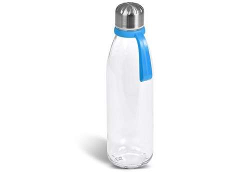 Kooshty Loopy Glass Water Bottle - 650ml (Koosh-9200) - cyan
