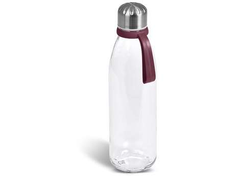 Kooshty Loopy Glass Water Bottle - 650ml (Koosh-9200) - maroon