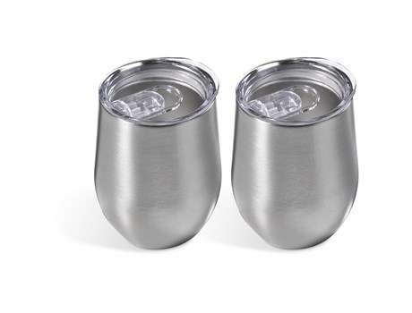 Serendipio Sheridan Cup Duo Set - silver (SD-195)