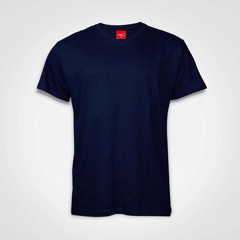 Unisex V-Neck T-Shirt - navy