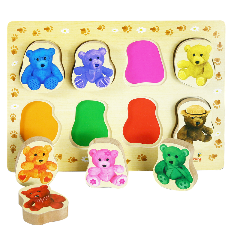 Colour Match Bears Chunky Puzzle 8pc (RGS2047)