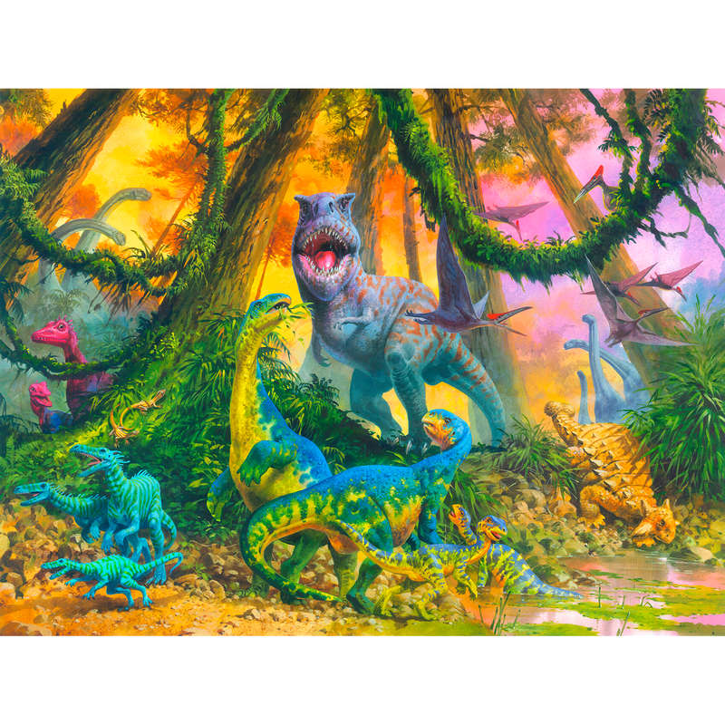 Forest of Dinosaurs (100pc Puzzle) (RGS365)