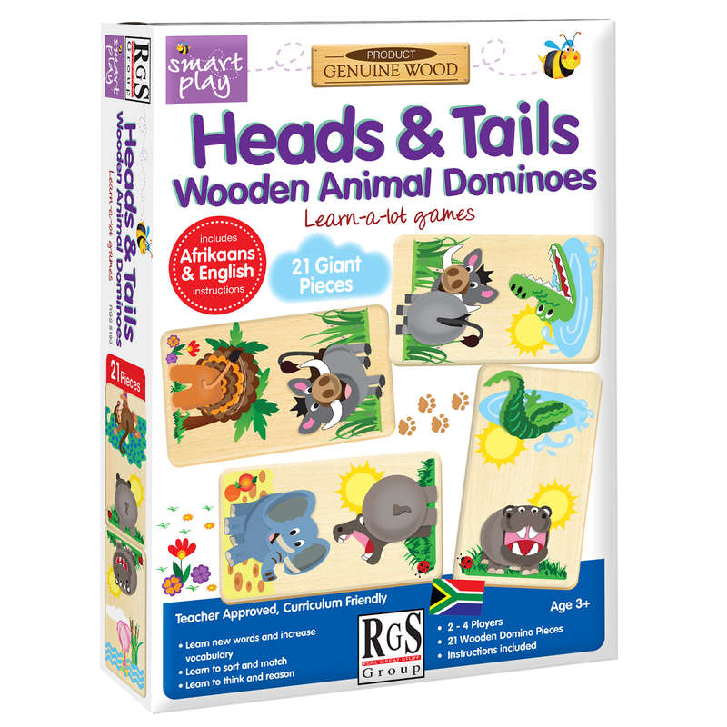 Heads And Tails Animal Dominoes (RGS5193)