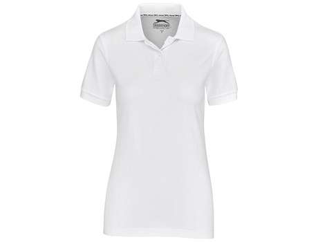 Slazenger Crest Golf Shirt - Ladies - white (SLAZ-804)