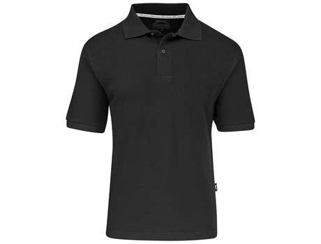 Slazenger Crest Golf Shirt - Mens - black (SLAZ-803)