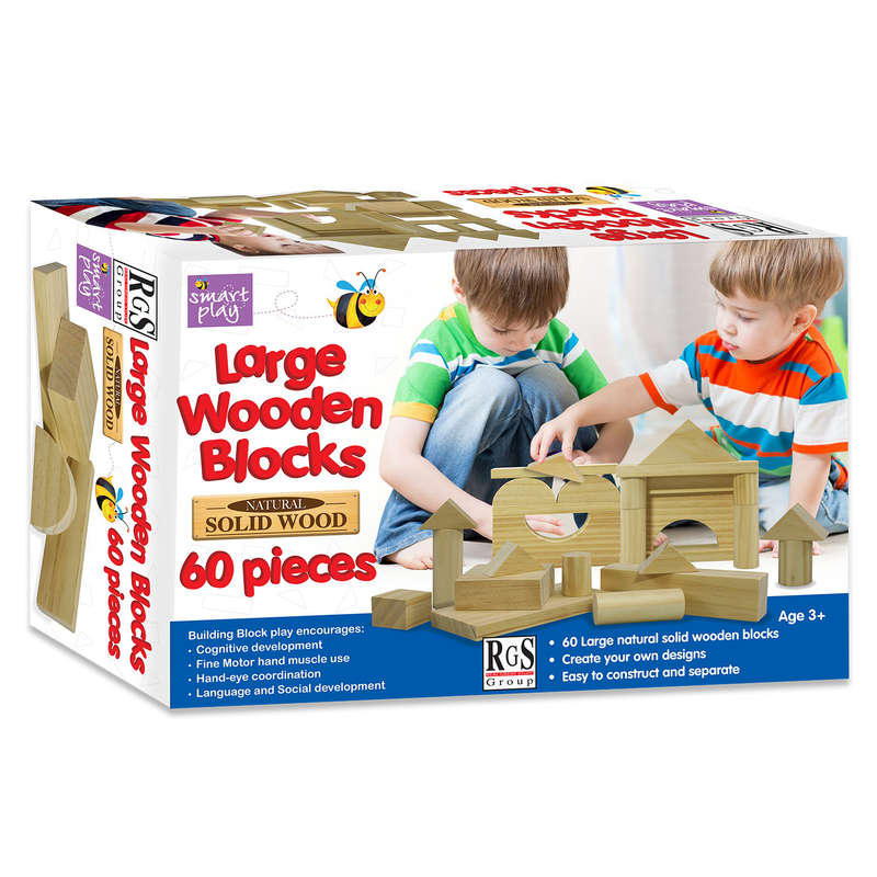 Wooden Blocks 60pc (WB001)