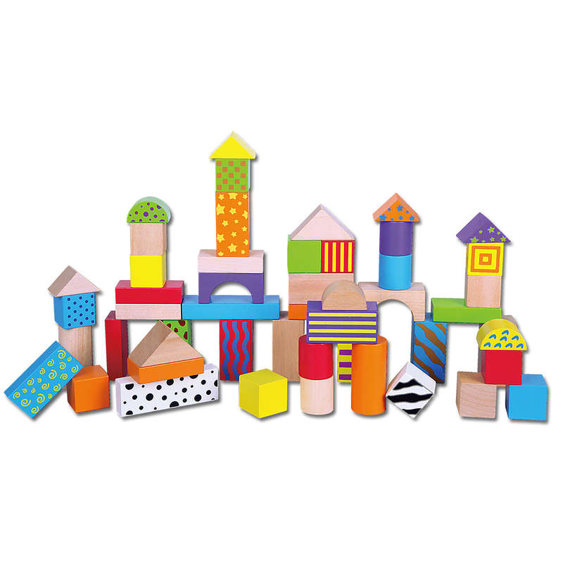 Building Blocks With Patterns 50pc (RGS59695)