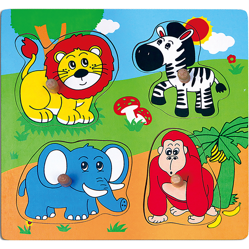 Flat Puzzle - Wild Animals (RGS59563)