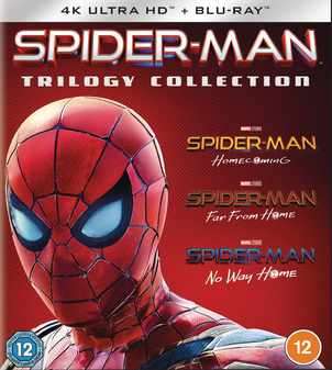 Spider-Man: Home Coming/Far from Home/No Way Home (4K Ultra HD+Blu Ray)