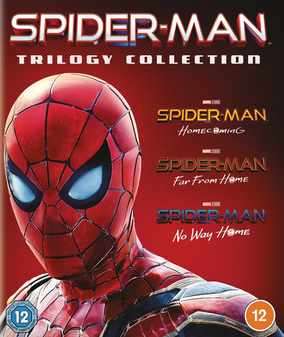 Spider-Man: Homecoming/Far from Home/No Way Home (Blu Ray)