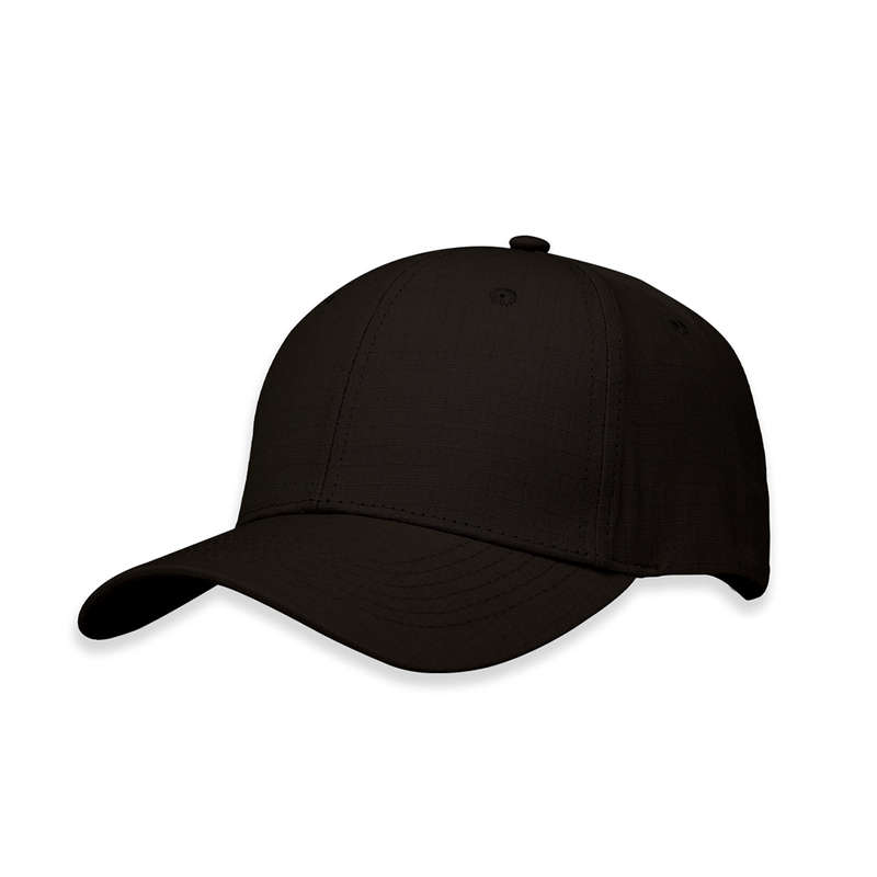 Ripstop 6 Panel Cap - black (S21600)