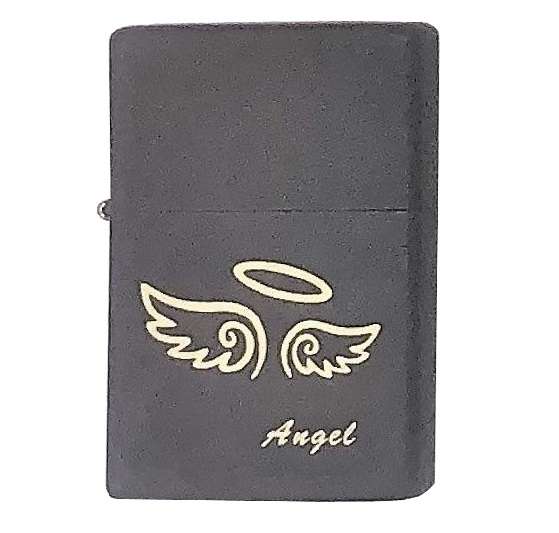 Zorro Lighter: Crackle Black Angel