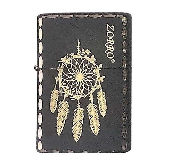 Zorro Lighter: Crackle Black Dreamcatcher