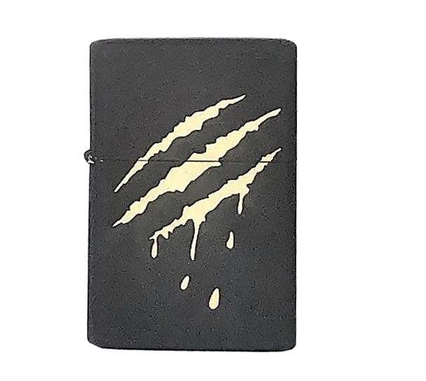Zorro Lighter: Crackle Black Monster