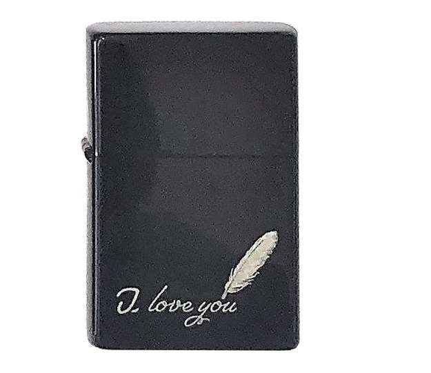 Zorro Lighter: HP Black Love Letter