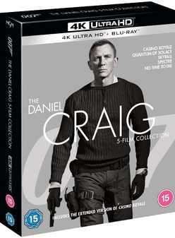 007 James Bond Daniel Craig Collection (5 Films) (4K Ultra HD+Blu Ray)