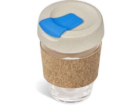 Kooshty Kork Chacha Glass Kup - 340ml - cyan (Koosh-9060)