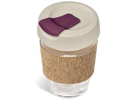Kooshty Kork Chacha Glass Kup - 340ml - maroon (Koosh-9060)
