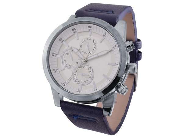 Mens Sporty PU Watch (NL817Se)