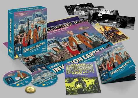Daleks Invasion Earth 2150 AD (4K Ultra HD+ Blu Ray) - Limited Collectors Edition