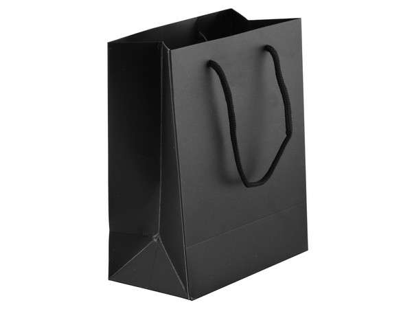 Matte Gift Bag - 23cm - black (BAG091B-23)