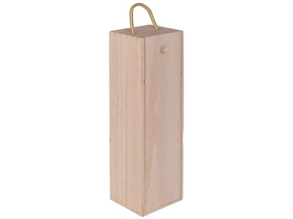 Pine Wine Bottle Box (P2579)