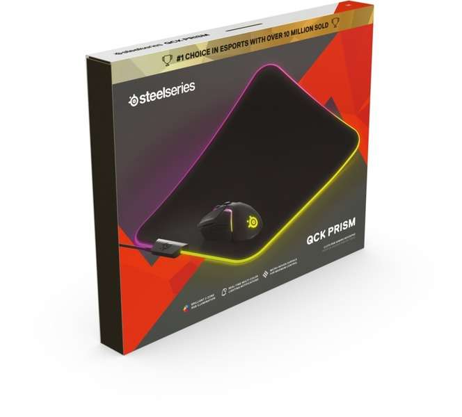 SteelSeries QcK Prism Cloth Medium Gaming Surface Mouse Pad (63825)