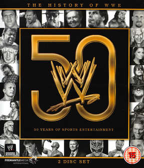 WWE - The History Of WWE - 50 Years Of Sports Entertainment (Blu Ray)