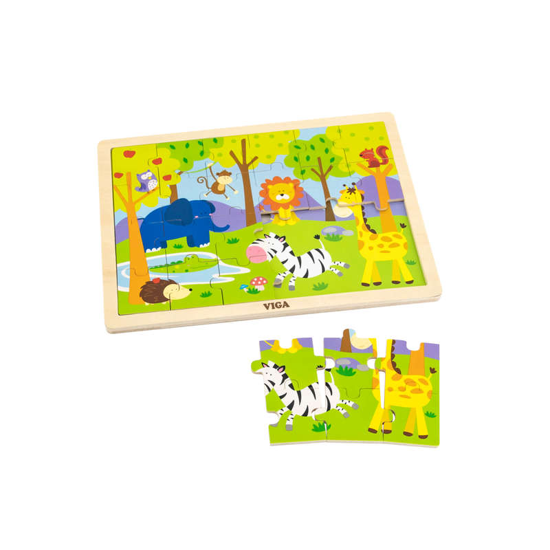 Wooden Puzzle - Safari 24pc (RGS50198)
