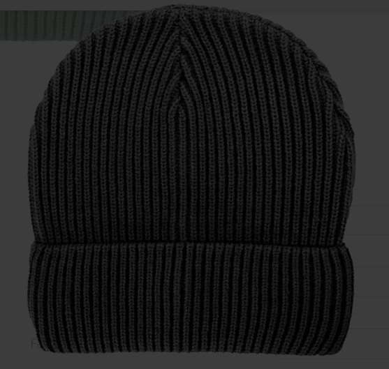 Feather Touch Cuffed Beanie - black (B2201)