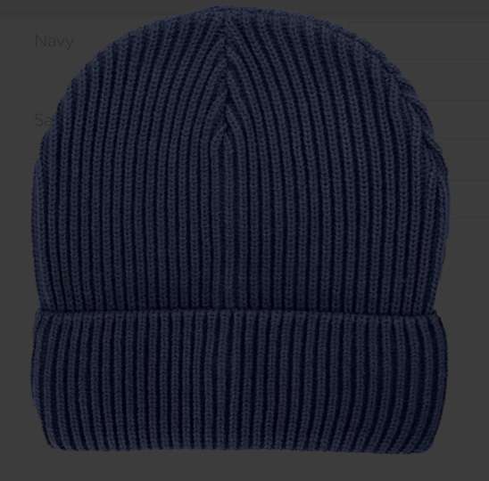 Feather Touch Cuffed Beanie - navy (B2201)