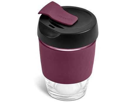 Kooshty Samba Glass Kup - 340ml - maroon (KS-913)