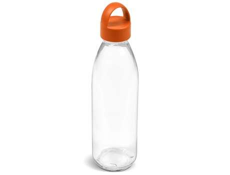Kooshty Swing Glass Water Bottle - 650ml - orange (KS-908)