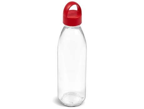 Kooshty Swing Glass Water Bottle - 650ml - red (KS-908)