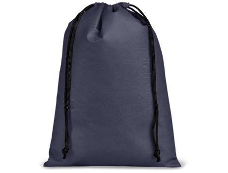 Quando Non-Woven Drawstring Pouch - navy (Bag-4751)