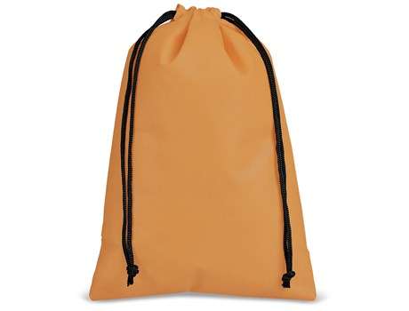 Quando Non-Woven Drawstring Pouch - orange (Bag-4751)