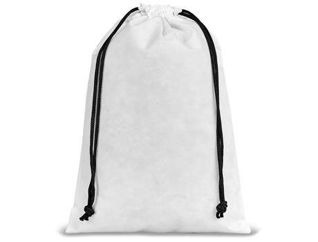 Quando Non-Woven Drawstring Pouch - white (Bag-4751)