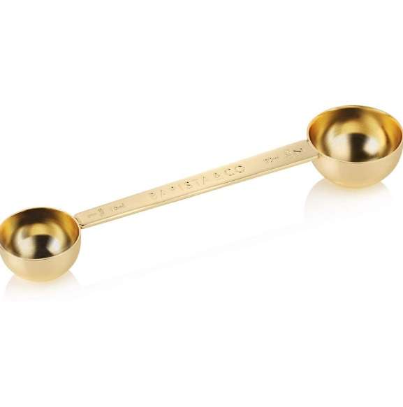 Barista &amp; Co Stainless Steel Coffee Measuring Spoon - Gold (BC006-024)