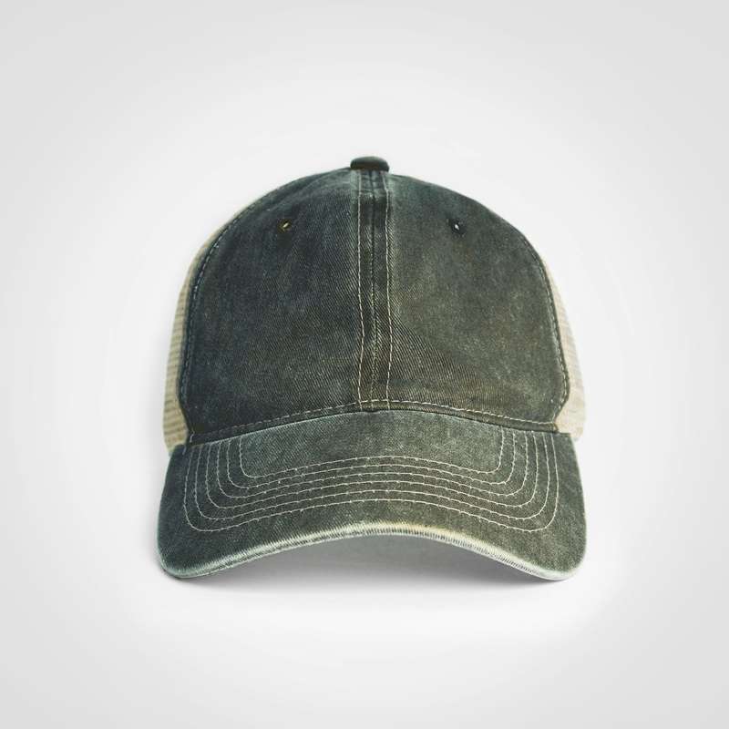 Camper Trucker Cap - bottle green/khaki