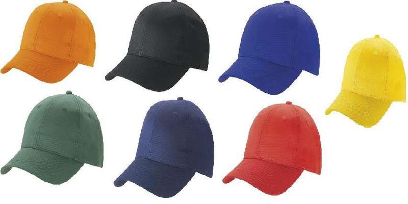 Classic cotton drill cap (E4377) - GREEN - stock on hand