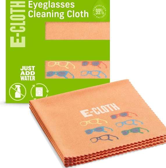 E-Cloth Microfibre Lens Cloth - Orange (GLC)