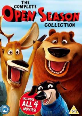 Open Season Quadrilogy Complete (4 Film) Collection (DVD)