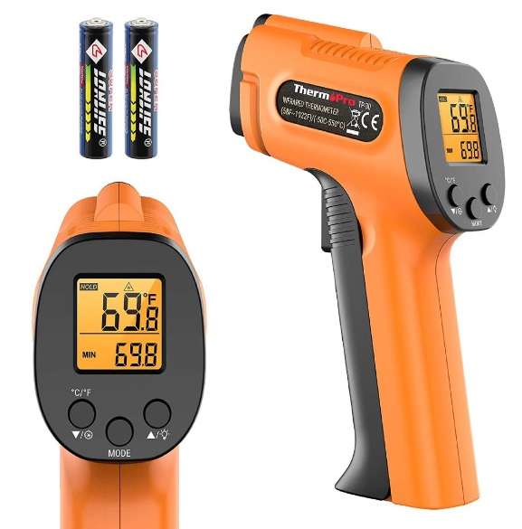 ThermoPro Digital Infrared No-Contact Laser Temperature Thermometer Gun (TP-30)