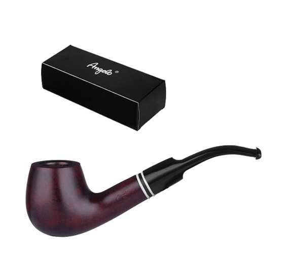 Smoking Pipe: Angelo Pipe, 9mm, Capri - Half Bent (Pipe8044)
